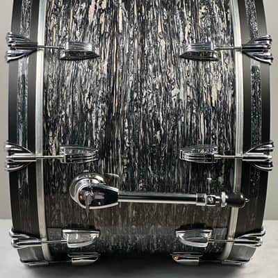 Ludwig 22/13/16" Classic Maple Fab Outfit - Black Oyster Pearl image 8