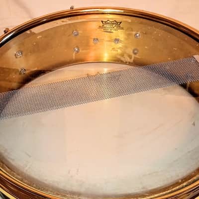 DW PRE COLLECTOR RAW BRASS SNARE DRUM 82-90-FREE SHIP TO C-USA! image 12