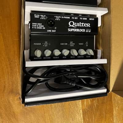 Quilter SuperBlock US 25-Watt Pedalboard Guitar Amp 2021 - Black image 2