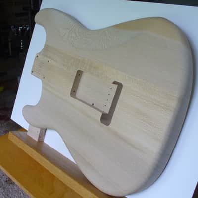 Exotic '62 S-Style Quarter Sawn American Sycamore Guitar Body for Strat® Neck Natural made in USA image 4