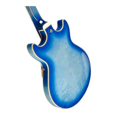 Ibanez AM Artcore Expressionist 6-String Electric Guitar (Jet Blue Burst) image 5