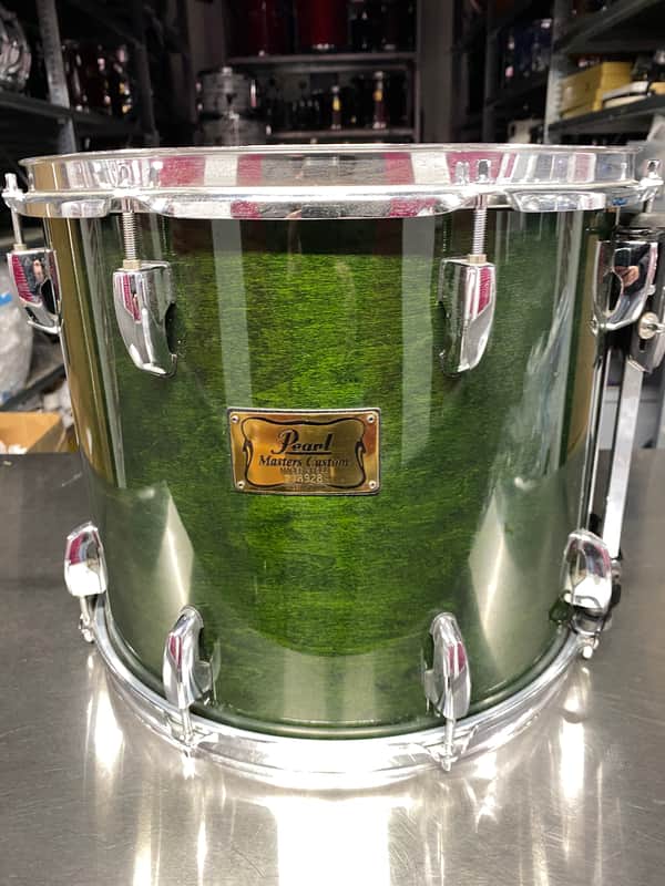 Pearl MMX Masters custom tom 14x12” 1994-96 - Emerald mist image 1