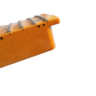 Full Scalloped Maple Guitar Neck,24-Fret Left hand image 6