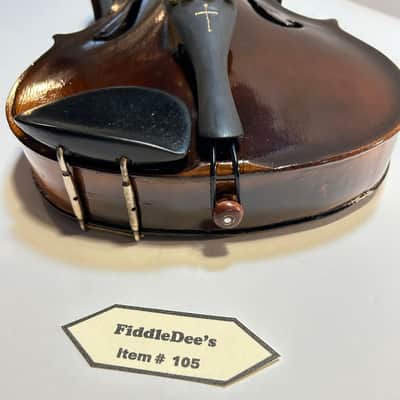 Vintage 4/4 Unlabeled Copy of Antonio Stradivarius 1905-1910 - Dark Finish image 8