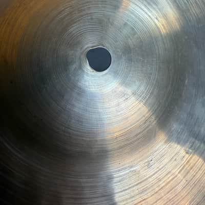 Zildjian K Istanbul Old Stamp iia 15” thin crash or hihat 808g 1945-1949 image 4