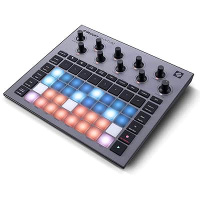 Novation Circuit Rhythm Groovebox Workstation with Standalone Sampler Bundle with Studio Pro Monitor Headphones, 32GB Memory Card, and 2x MIDI Cable image 5