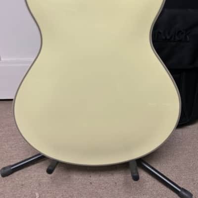 Warwick RockBass Star Bass 5-String Semi-Hollow Bass Guitar 2025 - Solid Creme White High Polish image 4
