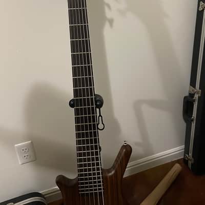 Lefty German team built Warwick Thumb bolt on 6 string Bubinga image 1