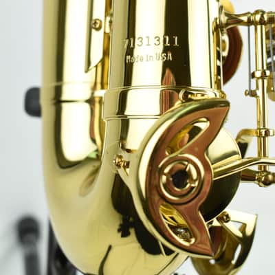 King LE-300 Alto Saxophone USA Made Student Alto High F# w/ Case image 5