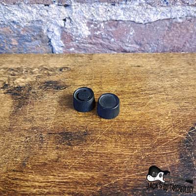 Kent / Teisco MIJ Volume & Tone Cupcake Knob Set of 2 (1960s Black) image 3