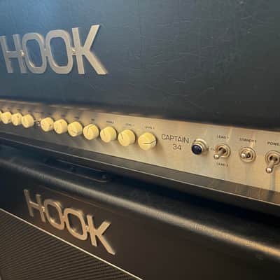 Hook Captain 34 Head + Original Hook 2x12 Cabinet | Celestion G12H30 55Hz | Footswitch | Flightcase image 3