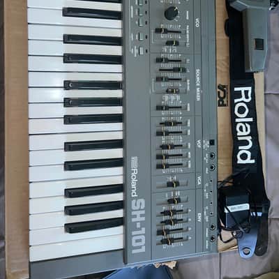 Roland SH-101 32-Key Monophonic Synthesizer 1982 - 1986 - Gray image 3