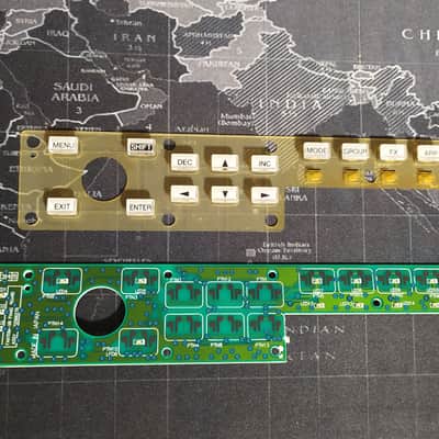 Roland Fantom-XR Panel Board Assembly & Buttons for Fantom XR Rack Synthesizer
