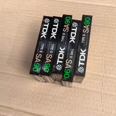 5 x TDK SA 90 Vintage Audio Cassette Blank Tape New Sealed Made in Japan Type II image 3