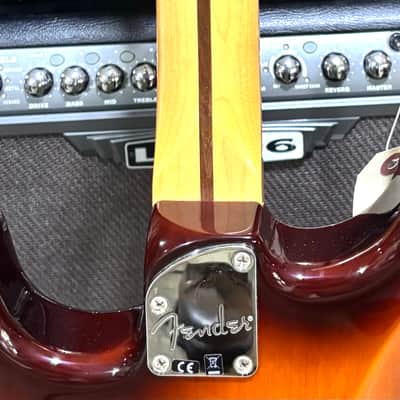 Fender Deluxe Stratocaster HSS with Maple Fretboard 2017 - 2021 - Tobacco Sunburst image 9