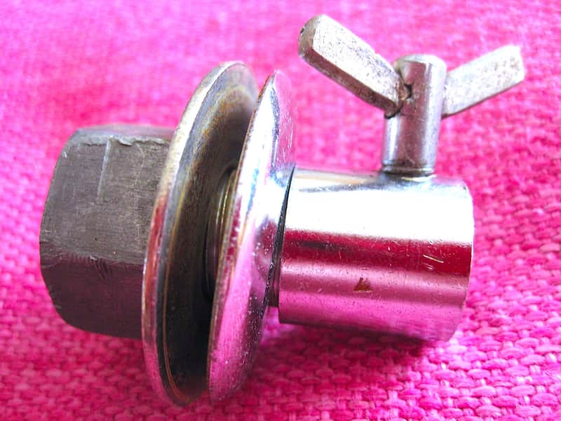 Gretsch Bass Drum Leg Spur Mounting Bracket - Vintage image 1