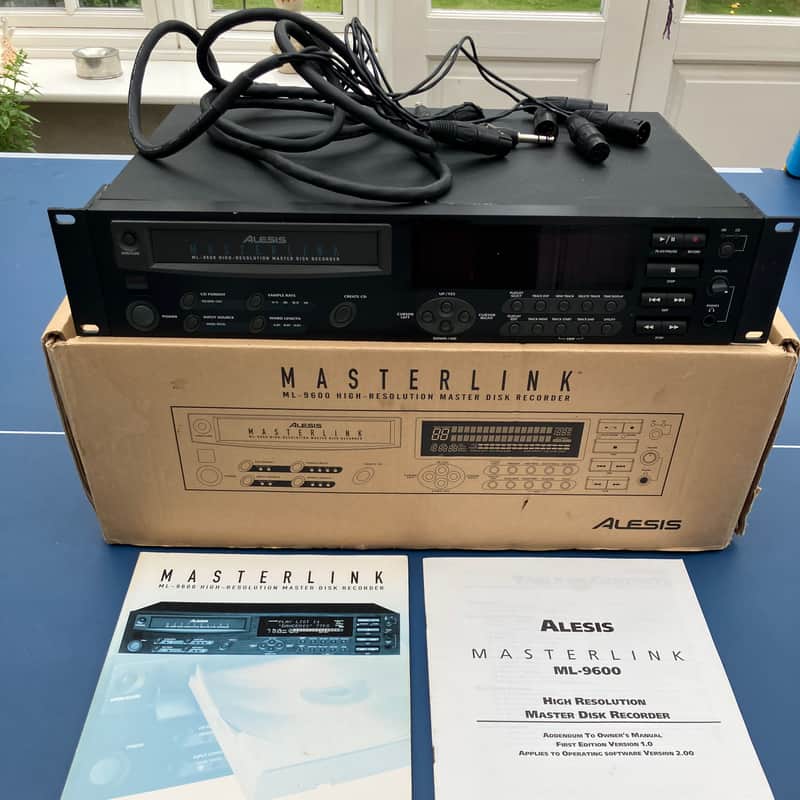 Alesis Masterlink ML-9600 High Resolution Master Disk Recorder 2000s - Black image 1