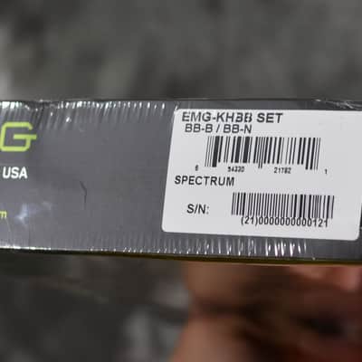 EMG Spectrum Kirk Hammett Bone Breaker Humbucker Set w/ FAST Same Day Shipping image 3