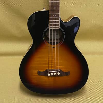 097-1443-032 Fender FA-450CE Sunburst Acoustic Electric Bass w/Fishman Preamp 0971443032 image 3