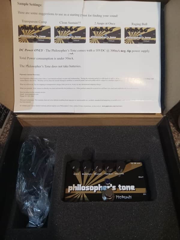 Pigtronix Philosophers Tone 2010s - Blk/gold image 1