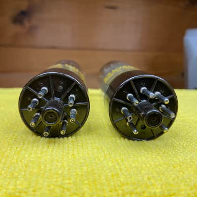 Mullard XF2 EL34 6CA7 Double O Getter - PAIR image 13