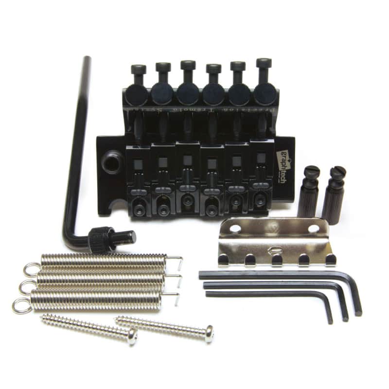 Graph Tech LB63 Floyd Rose Locking Bridge, String Saver Saddles, PS-0080-B0 image 1