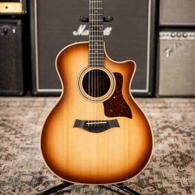Taylor 414ce Studio Grand Auditorium Acoustic/Electric Guitar - Shaded Edge Burst with Gig Bag image 3