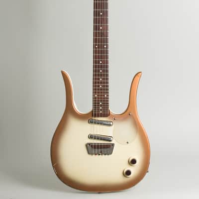 Danelectro  Longhorn Guitarlin Model 4123 Semi-Hollow Body Electric Guitar (1965), ser. #1025 image 1