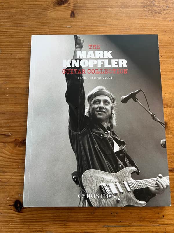 Original catalogue Mark Knopfler guitar auction Christie's 2024 image 1
