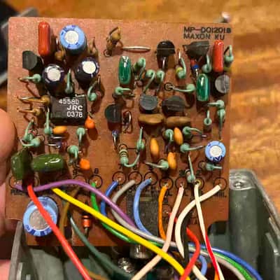 1980 Ibanez Tube Screamer Overdrive Pro TS-808 (Black Label) green image 6