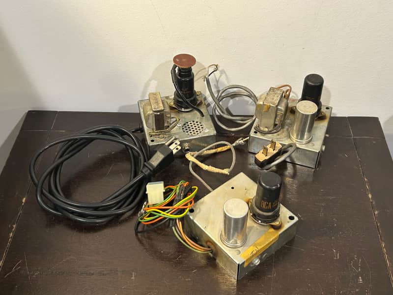 Three vintage tube preamp projects GE UPX-003 6SC7 Filmosound 179 6j7 unk. 6sc7