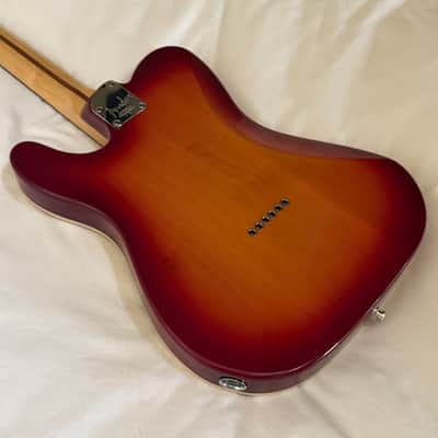 Vintage 2005 Fender American Deluxe Telecaster Rosewood Fretboard - Cherry Sunburst - Free Pro Setup image 10