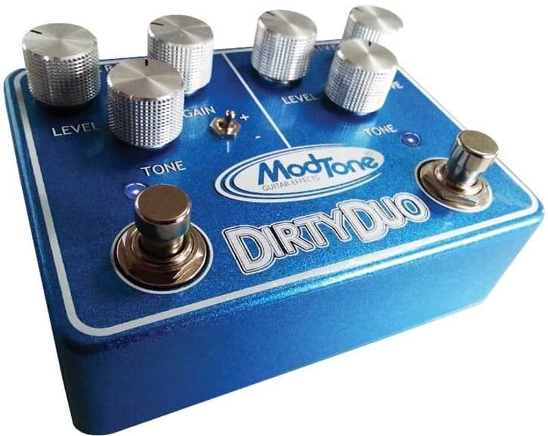 Modtone dual channel overdrive guitar effect pedal, MT-DUO image 1