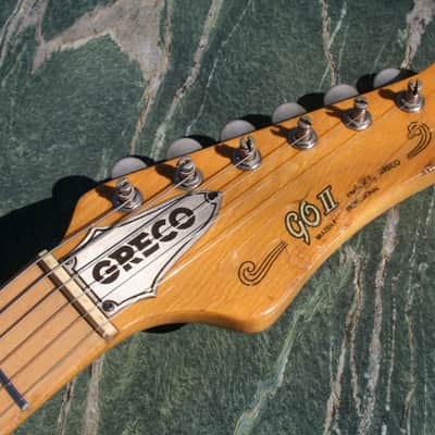 1979 Greco GO II750 Fujigen Japan Vintage Through Neck + Hard Case image 5