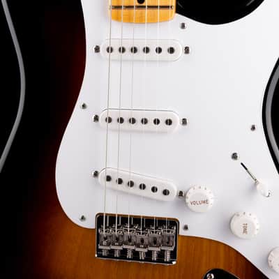 Fender Custom Shop Limited Edition 70th Anniversary 1954 Stratocaster Hardtail Time Capsule Wide Fade 2-Tone Sunburst image 4