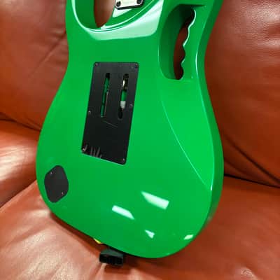 2017 Ibanez JEM777-LG Steve Vai 30th Anniversary Limited Edition with Pink Pickups Loch Ness Green image 16