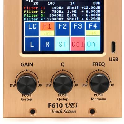 Fredenstein F610 UE-1 500 Series Stereo 4-band Parametric Equalizer image 1