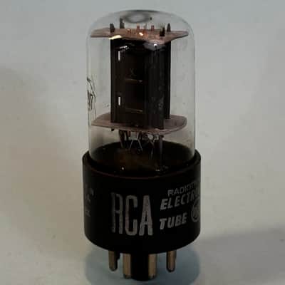 1950s RCA 12SN7GT Vintage Clear Glass Black Plate Tube! T489 image 2