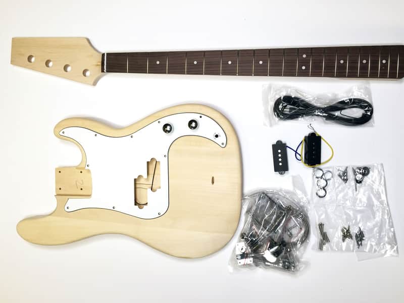 DIY Electric Bass Guitar Kit - P-Bass Build Your Own Kit image 1
