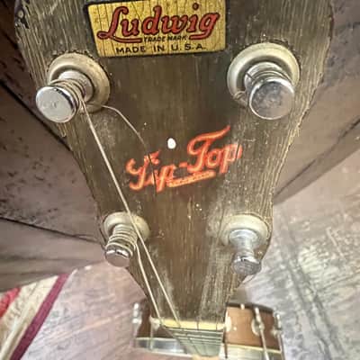 Ludwig Tip Top Tenor Banjo 1920's/30's-RARE! image 3
