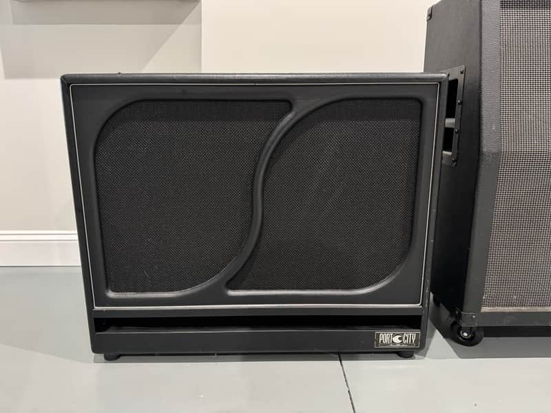 Port City OS 2x12 Wave Cabinet - Black image 1