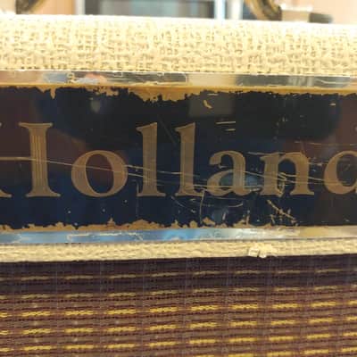 Holland 4x10 Boutique Amp Gibb Droll 50 watt with reverb 1996 Blonde Tolex image 4