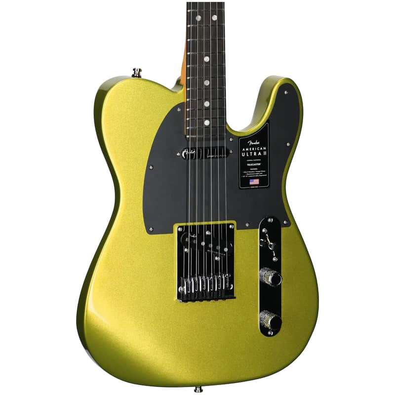Fender American Ultra II Telecaster Electric Guitar, Ebony Fingerboard (with Case), Solar Flare, Open Box (Very Good) image 1
