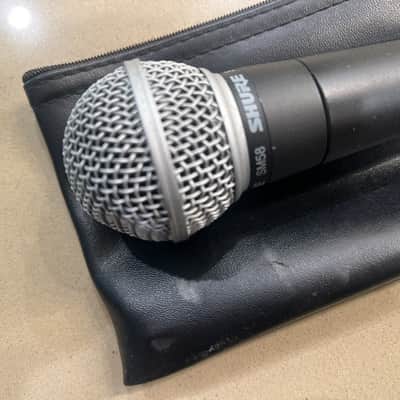 Shure SM58 Handheld Cardioid Dynamic Microphone 1984 - Present - Black image 1