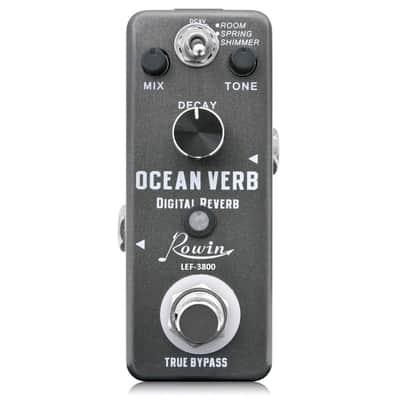 Rowin LEF-3800 Ocean Verb (Digital Reverb Mini Pedal - Room, Spring, Shimmer) image 3