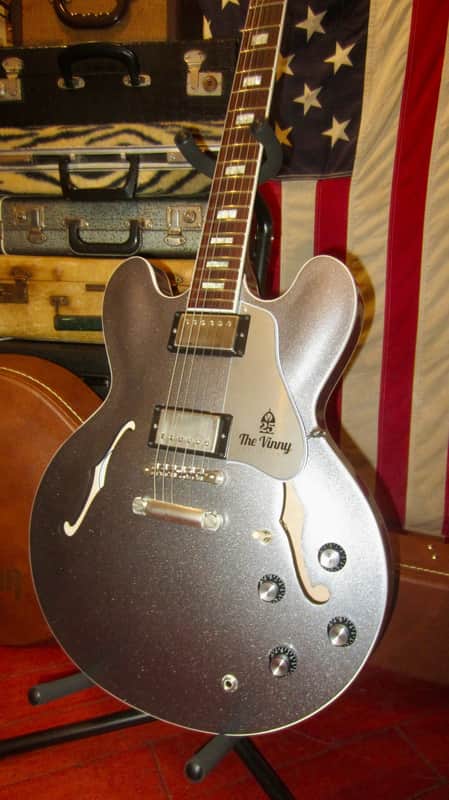 ~2017 Gibson Custom Shop "The Vinny" 25th Anniversary ES-335 Silver Sparkle