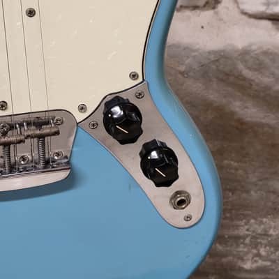 1966 Fender Musicmaster II Short Scale - Daphne Blue With Original Case image 5