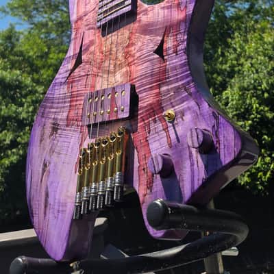Dark Art Guitars -Dreamweaver - headless guitar- semi-hollow body image 4