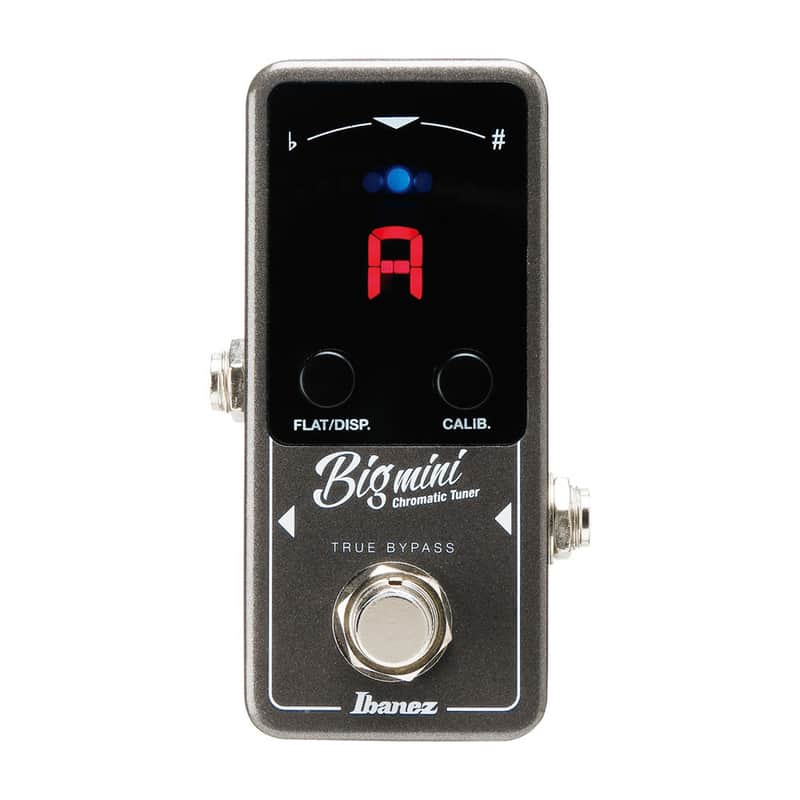 Ibanez BIGMINI Chromatic Mini Pedal Tuner, True Bypass, Silver image 1