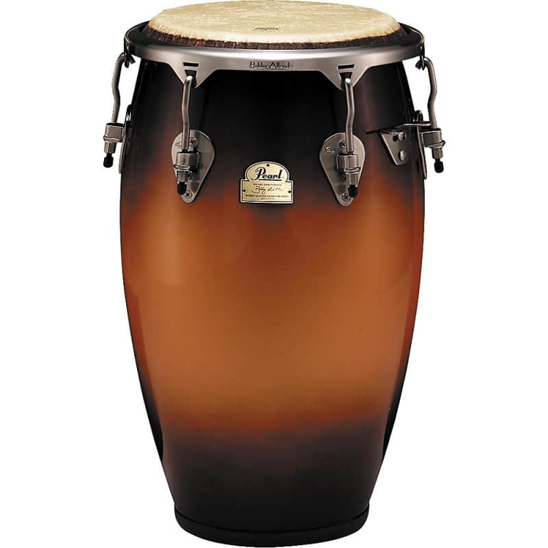 Pearl PCF-125DXBA620 12.5" Bobby Allende Fiberglass Tumba, Cafe Con Leche image 1